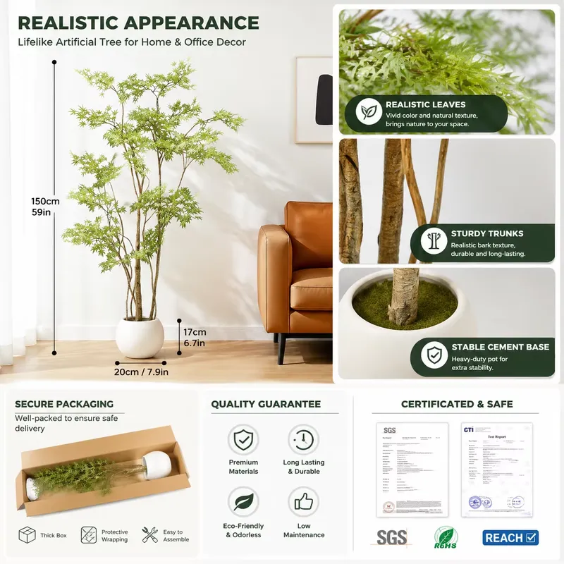Lifelike Potted Artificial Jap - Dracaena Marginata review and price