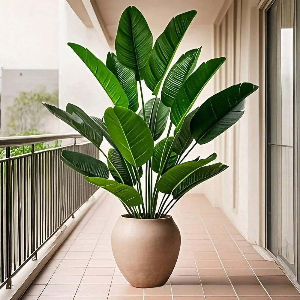 1pc 18 Leaves Artificial Plant - Monstera Adansonii review and price